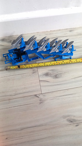Diecast metal farm plough - diecast,