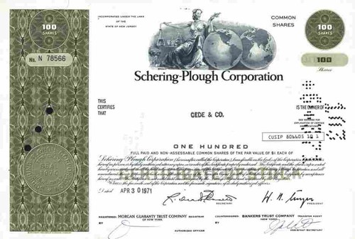 Schering plough corp 1971 - corp.,