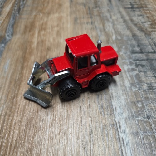 Vintage diecast red tactor - red,