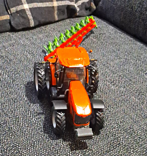 Agco orange diecast plastic - agco,