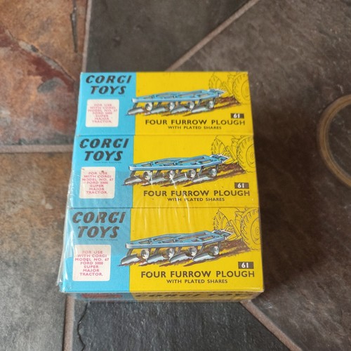 Corgi toys four - 61, furrow